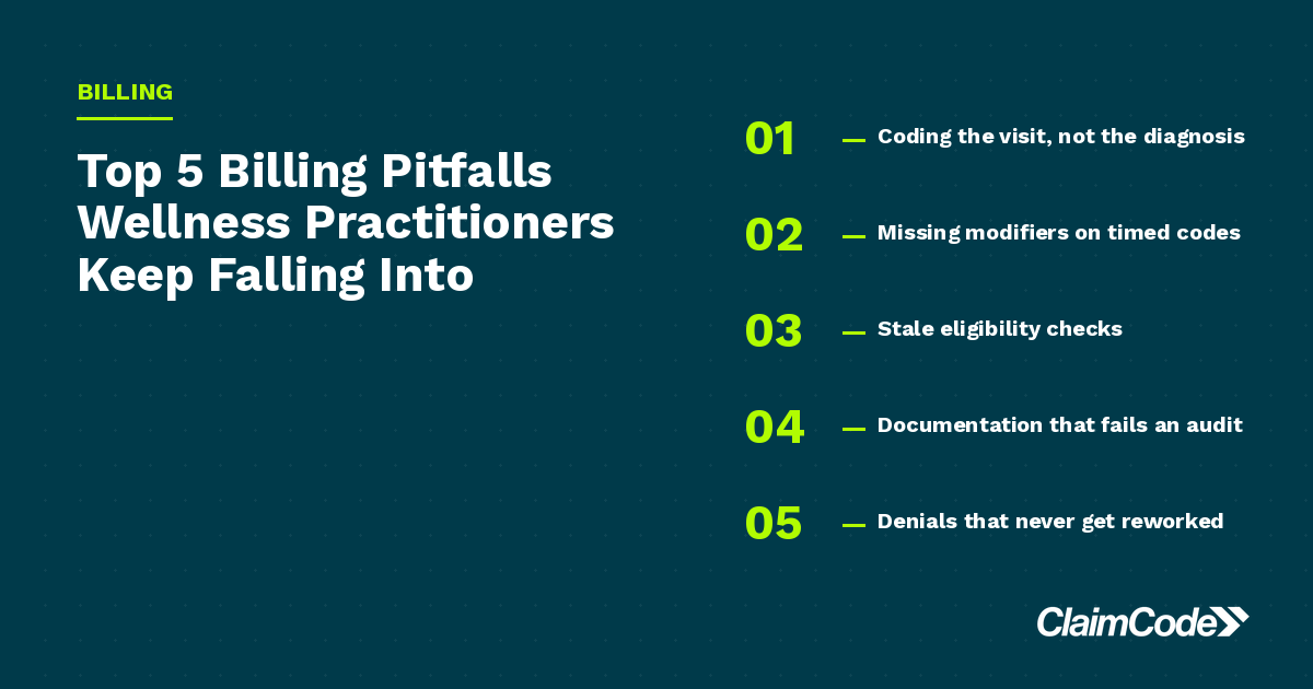 Top 5 Billing Pitfalls for Wellness Practitioners and How to Avoid Them